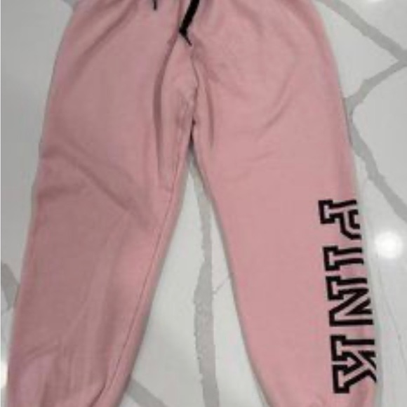 VICTORIA SECRET PINK SWEAT PANTS COLOR PINK Size small - Picture 3 of 6